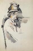 Paul Cezanne Man with a Pipe Sweden oil painting artist